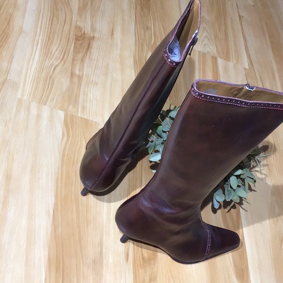 J. Crew Leather Boots Size 8H - Picture 3 of 8